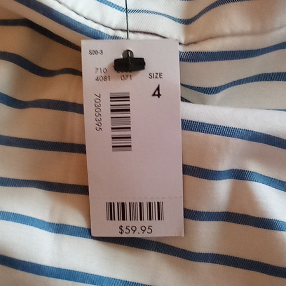 NWT The Limited Cream & Blue Mini Skirt - Size 4 - Picture 7 of 7